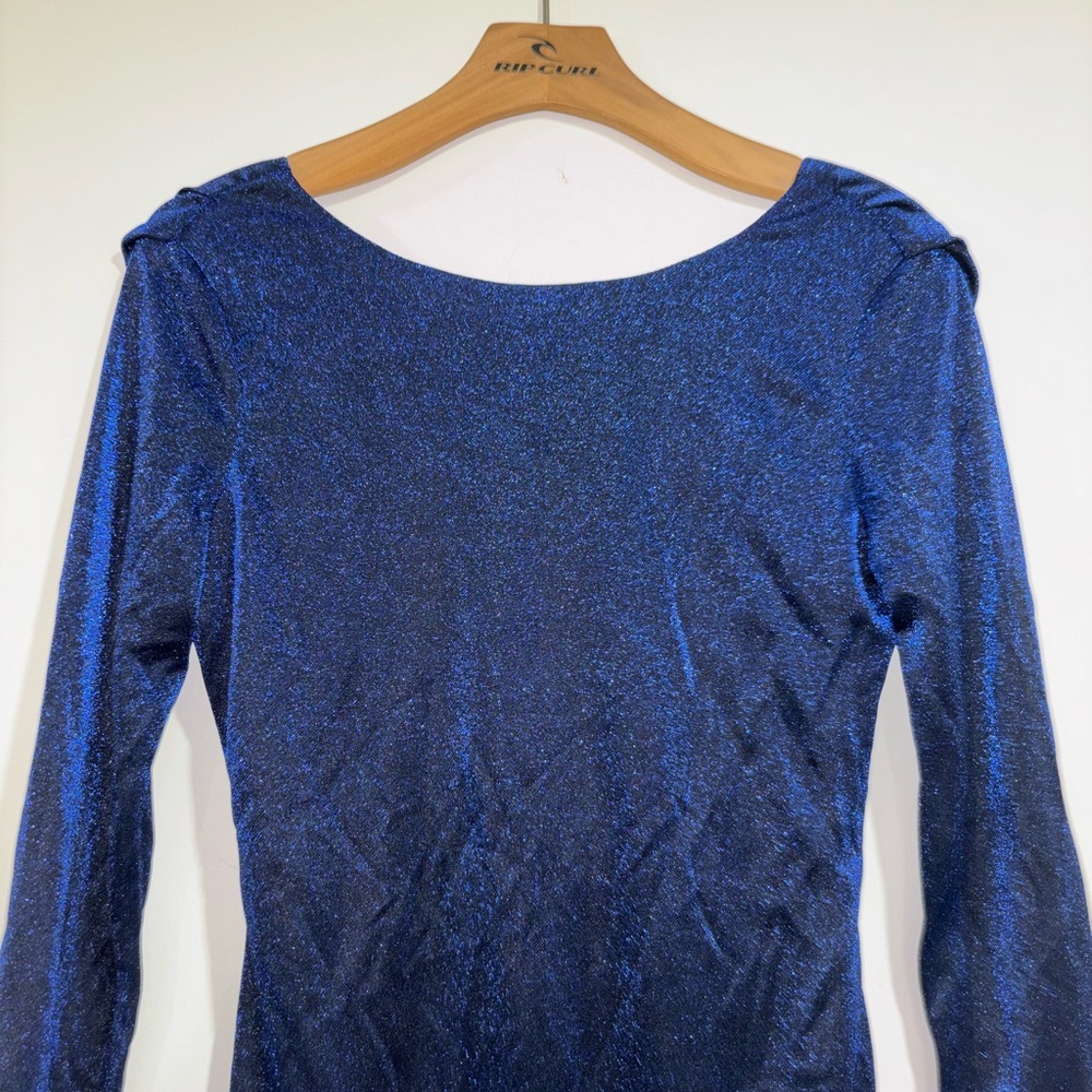 Cobalt Blue Backless Dress